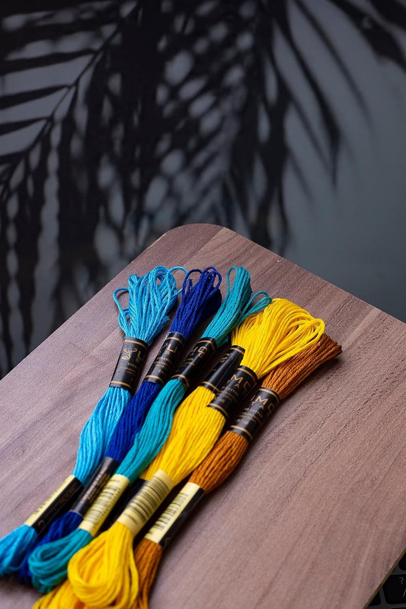 UMC STAG Pack of 12 Red Premium Embroidery Thread | 100% Egyptian Cotton Premium Skeins | Cross Stitch Embroidery Floss | Oeko TEX Certified Stranded Cotton | Ideal for Arts & Crafts (Bright Red 46) - Image 4